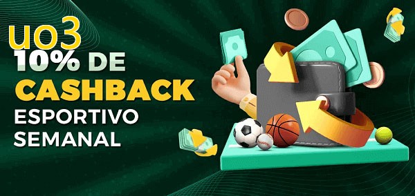 10% de bônus de cashback na uo3