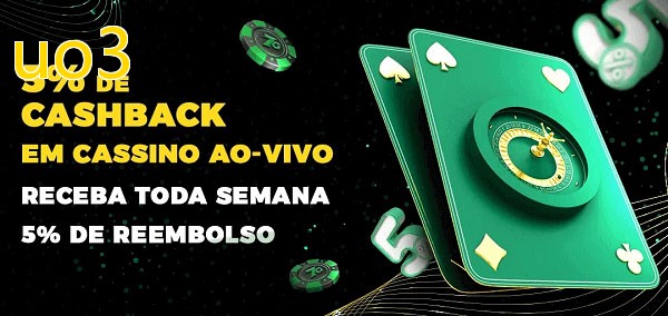 Promoções do cassino ao Vivo uo3